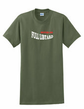 Load image into Gallery viewer, Never Go Full Libtard 2020 Republican Election Red White Military Green T-shirt
