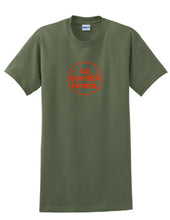 Load image into Gallery viewer, Red US Border Patrol Seal Military Green T-shirt Trump Conservative Shirt
