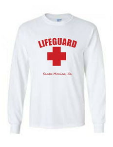 Santa monica 2025 lifeguard t shirt