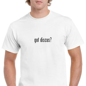 got discus ? 100% cotton T-Shirt Tee Shirt Gildan Black White S-5XL