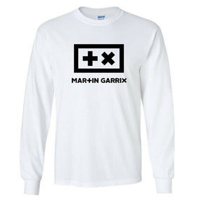 Martin Garrix Long Sleeve Shirt Animals Electro House Music White T-Shirt