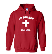 Load image into Gallery viewer, Red Lifeguard Beach Patrol Hoodie Pull Over Hooded Sweatshirt
