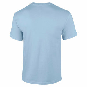 KLM White Retro Logo Shirt Dutch Airline Aviation Geek Sky Blue Cotton T-shirt