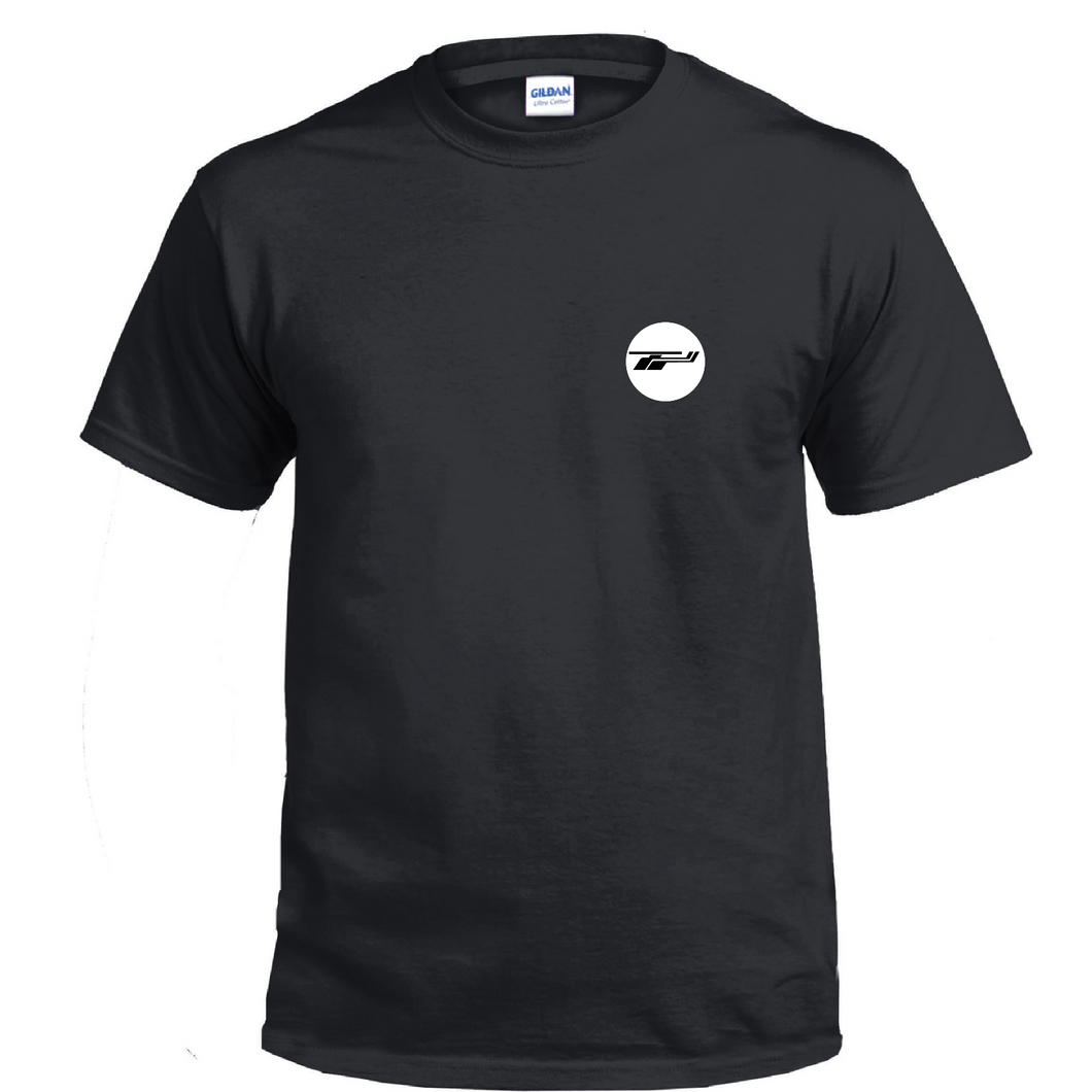 Airbus Helicopter Pocket Logo European Aviation Geek Short Sleeve Black T-Shirt