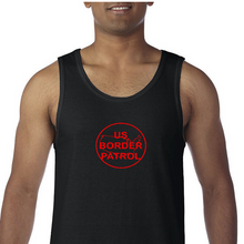 Load image into Gallery viewer, US Border Patrol Tank Top Immigration Sleeveless Shirt Black Red S-3XL
