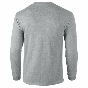 Aloha Airlines Black Logo Shirt Hawaiian Airline Sport Gray Long Sleeve T-shirt