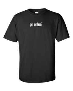 Got Cutlass ? Men's Cotton T-Shirt Shirt Solid Black White Funny Car S -5XL