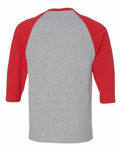 Los Angeles 3/4 Sleeve Raglan T-Shirt LA Baseball Sports Tail Style All Colors