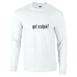 Got Sculpin ? Cotton T-Shirt Funny Black White Long Sleeve Tee Shirt S-5XL