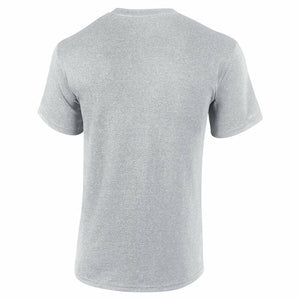 Interflug White Vintage Logo German Airline Sport Gray Cotton T-Shirt