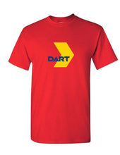 Load image into Gallery viewer, DART Logo Tee Shirt Texas Dallas Area Rapid Transit Rail Train Red T-shirt
