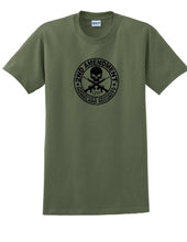 Load image into Gallery viewer, Second Amendment Original National Security 2nd Black Military Green T-Shirt
