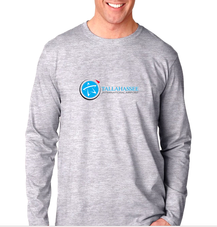 Tallahassee International Airport Tee Shirt Florida  Gray Long Sleeve T-Shirt