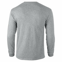 Load image into Gallery viewer, Shandong Airlines Black Logo Chinese Aviation Sport Gray Long Sleeve T-Shirt
