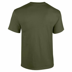 Tropic Air Kenya Black Logo Kenyan African Cotton Military Green T-shirt