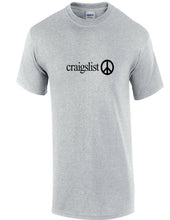 Load image into Gallery viewer, Craigslist Black Logo Shirt internet Classified Ads Sport Gray Cotton T-shirt
