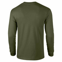 Load image into Gallery viewer, Yellow US Border Patrol Military Green Trump Conservative Long Sleeve T-Shirt
