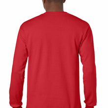 Load image into Gallery viewer, Black Jerusalem Cross Knights Templar T-Shirt Red Long Sleeve Christian Shirt
