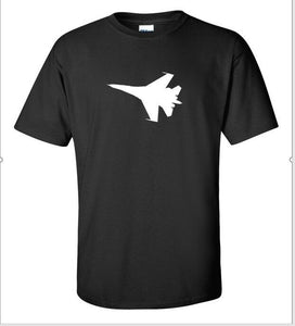 F-35 Lightning War Plane F35 Lockheed Martin Black White Cotton T Shirt S - 5XL