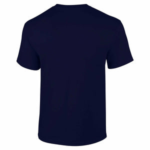 Finnair White Retro Logo Finland Finnish Airline Navy Blue Cotton T-Shirt