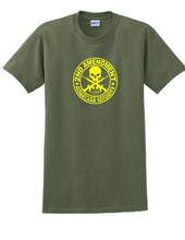 Load image into Gallery viewer, Second Amendment Original National Security 2nd Yellow Military Green T-Shirt
