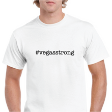 Load image into Gallery viewer, #vegasstrong Vegas Strong Las Vegas Pride Hashtag Cotton Short Sleeve T-Shirt
