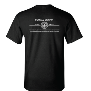 Buffalo Division B&O Safety And Service Linking 13 Great States With The Nation Short Sleeve T-shirt