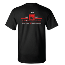 Load image into Gallery viewer, CNJ Central Railroad Company Of New Jersey Alert Today Alive Tomorrow Short Sleeve T-shirt
