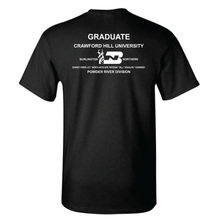 Load image into Gallery viewer, Burlington Northern Graduate Powder River Division Crawford Hill University Short Sleeve T-shirt
