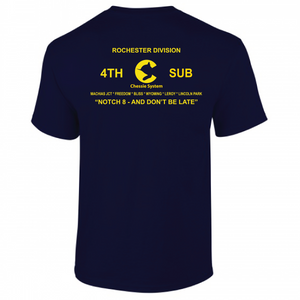 Rochester Division 4th Sub Chess System Notch 8 And Don't Be Late Short Sleeve T-shirt