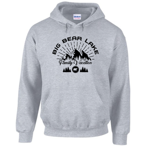 Big Bear Lake Family Vacation Drawstring Hoodie Sweatshirt