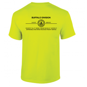 Buffalo Division B&O Safety And Service Linking 13 Great States With The Nation Short Sleeve T-shirt