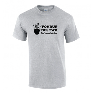 Fondue For Two Funny Lord Tubbington Glee Themed Short Sleeve T-shirt